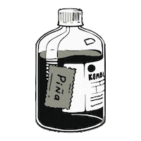 Kombuchismo vegan healthy raw pineapple Sticker