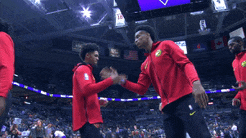 atlanta hawks handshake GIF by NBA
