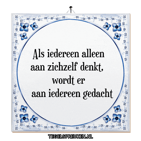 Humor Respect Sticker by Tegelspreuken.nl