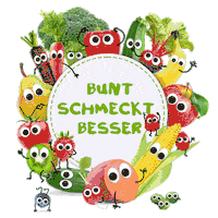 Comida Vegetables Sticker by Freche Freunde