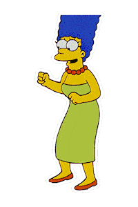 The Simpsons Dancing Sticker by Disney+