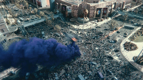 Las Vegas Explosion GIF by NETFLIX