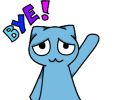 Wave Bye Goodbye Sticker