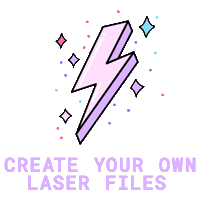 lazerunicorn sparkles earrings brooch lazer unicorn Sticker