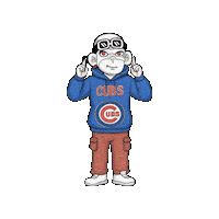 Chicago Cubs Win Sticker by Zhot
