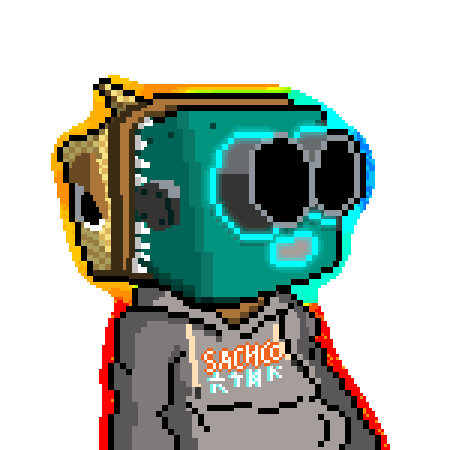 Pixel Glow Sticker