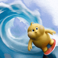 Surf Surfing GIF by Butter baby