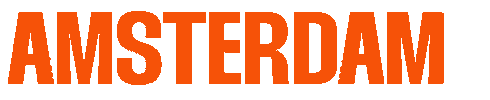 Pink Orange Sticker