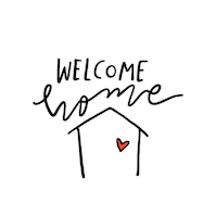 welcome home bienvenido a casa Sticker by aquarela