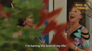 Time Of My Life Party GIF by Death In Paradise