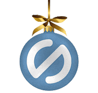 Christmas Kerstbal Sticker by Smulderstextiel.nl