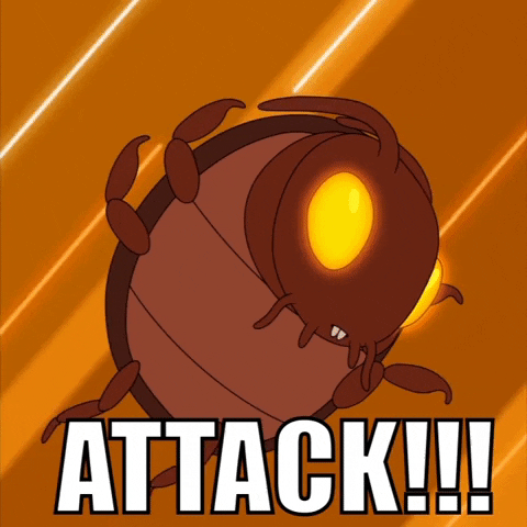 angry attack GIF by Cartoon Hangover