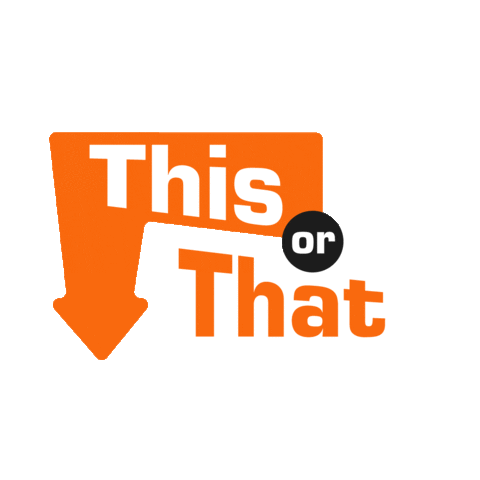 Orange Sticker by ratedglobal