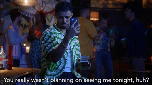 Diggy Simmons Reaction GIF by grown-ish