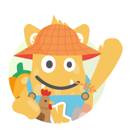 Pumpkin Farm Sticker by katapum