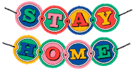 Stay Home Sticker