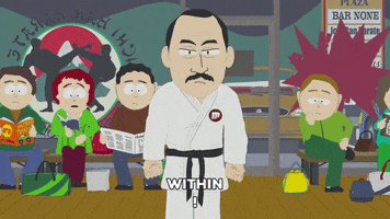 martial arts karate GIF by South Park 
