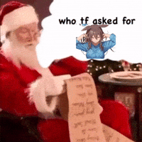 Admire Santa Clause GIF