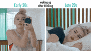 beauty drinking GIF by HelloGiggles