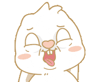 Bunny 翻白眼 Sticker by EVANS艾特兔