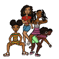Girls Trip Dancing Sticker by JellaCreative