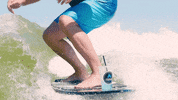 BroadwaterCoffee coffee water surfing river GIF