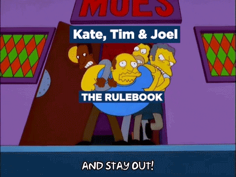 Throw Away Joel Creasey GIF by Kate, Tim & Joel