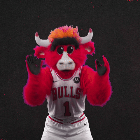 Red Bull Slow Clap GIF by Chicago Bulls