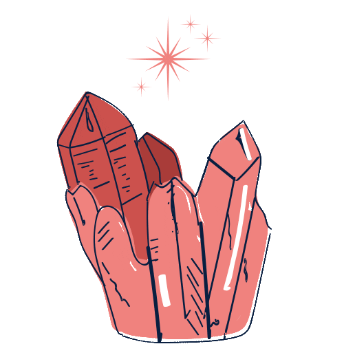 Crystal Sticker by Energy Muse