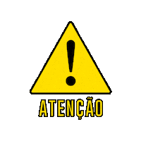 Attention Warning Sticker by Prefeitura de Capivari