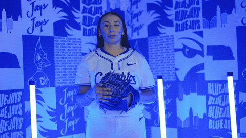Creighton Bluejays Softball GIF by Creighton University Athletics