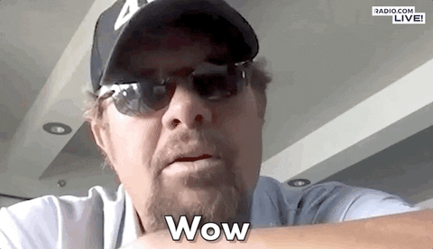 Toby Keith Wow GIF by Audacy