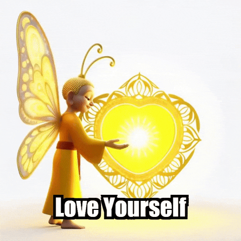 Love Yourself Compassion GIF by BuddhaFlyJourney