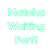Matcha Sticker by Teangle