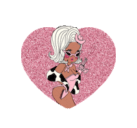 girl heart Sticker by Valfré