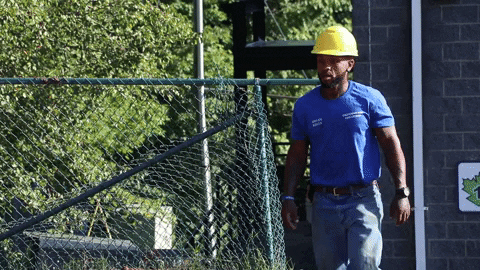 Blue Collar Hard Hat GIF by JC Property Professionals