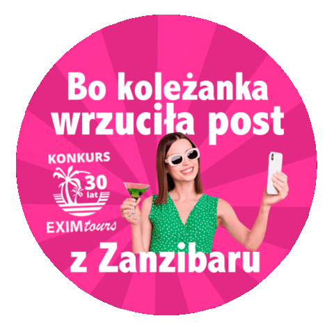 eximtourspolska giphyupload holiday zanzibar konkurs Sticker