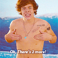 harry styles shirtless GIF