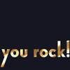 You Rock Great Job GIF by Babybluecat