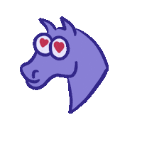 Horse Love Sticker by Dreamers & Schemers
