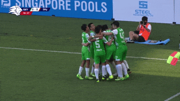 Celebrate Group Hug GIF by 1 Play Sports
