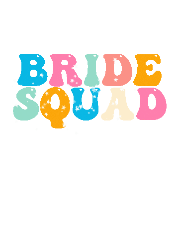 Bride Squad Sticker
