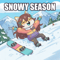 Snow Snowboarding GIF by WUFFI