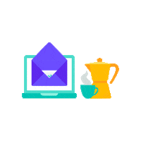 Coffee Morning Sticker by theSkimm