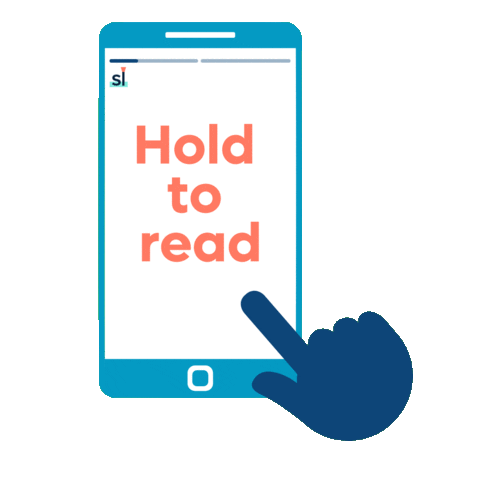 Holdtoread Sticker by Spotlight Webdesign