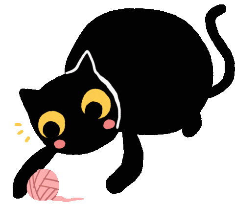 Black Cat Sticker