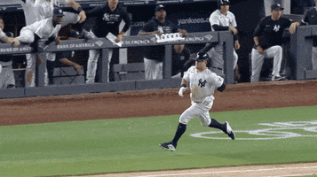 Happy New York Yankees GIF by Jomboy Media