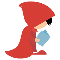 Rrh Sticker by BigBadWolfBooks