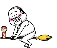 タンクトップ部長5 Sticker