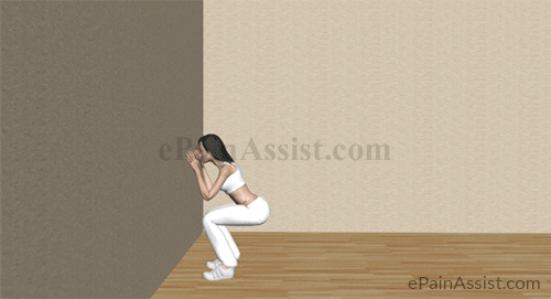 Wall Jump Exercise For Pulled Calf Muscle GIF by ePainAssist.com